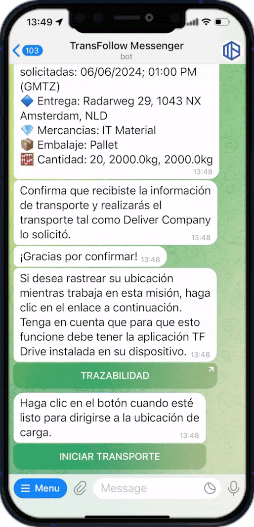 driver message language automatic translations